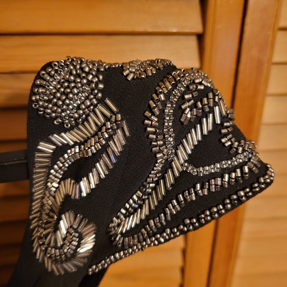 Guess Los Angeles Black One Shoulder Dress with Silver Details - Picture 3 of 13